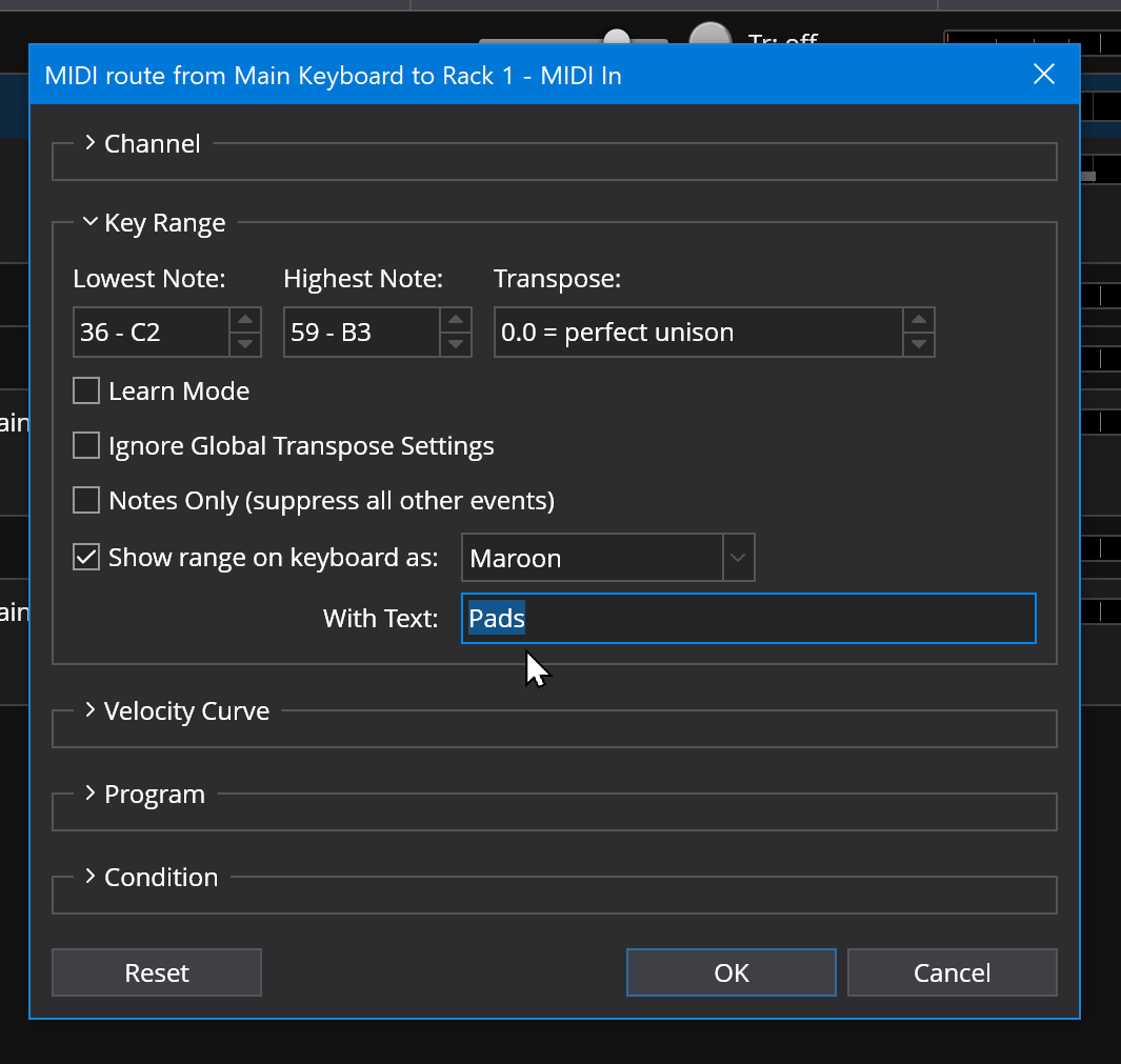 Custom Key Range Titles