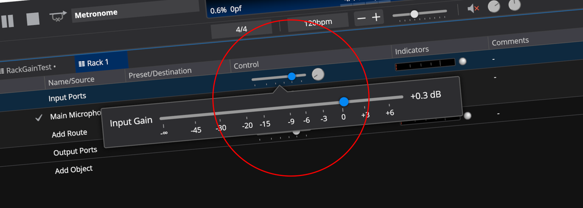 Change to Rack Input Gain (Potentially Breaking)