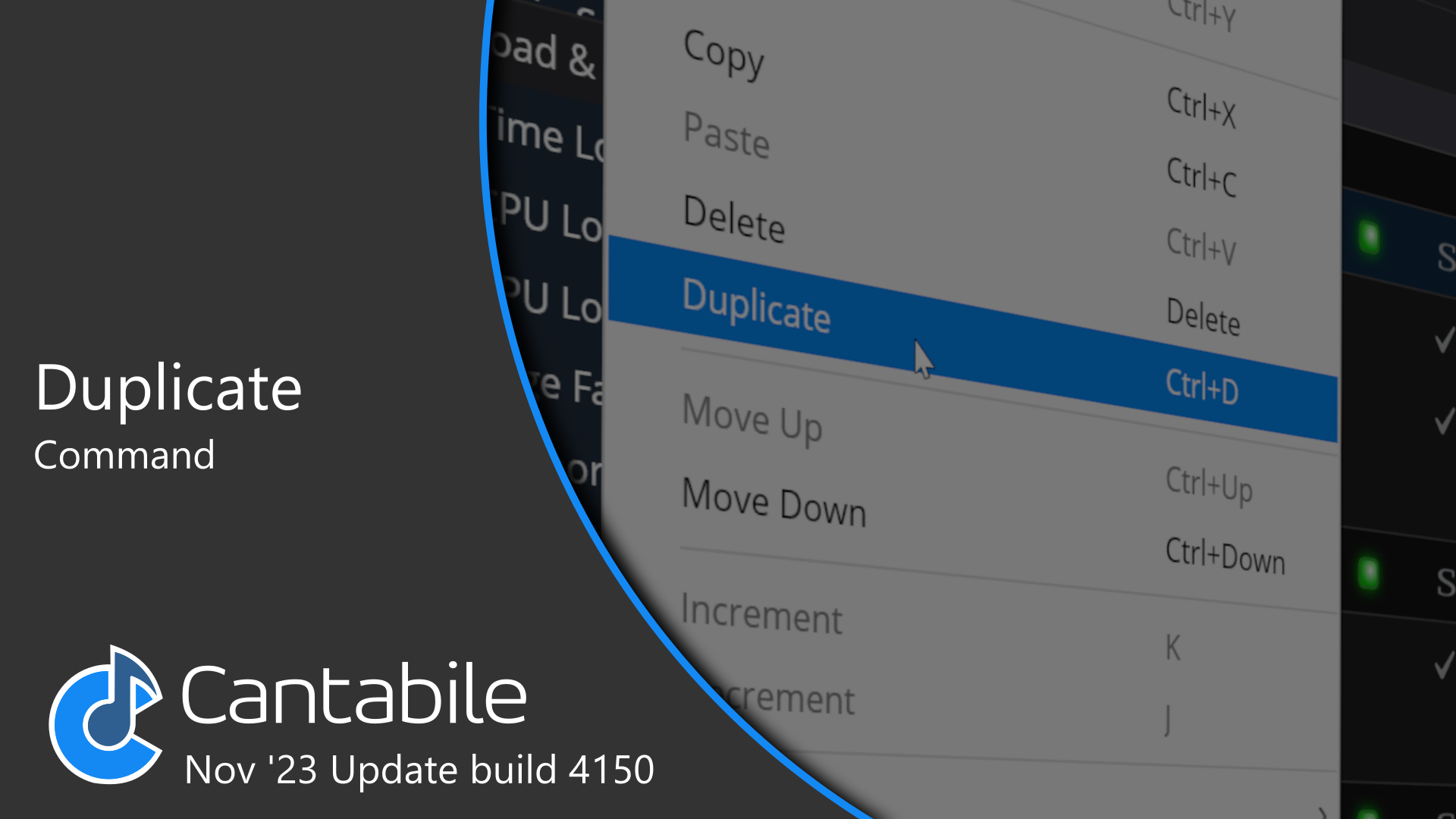 Introducing Cantabile's New Duplicate Command