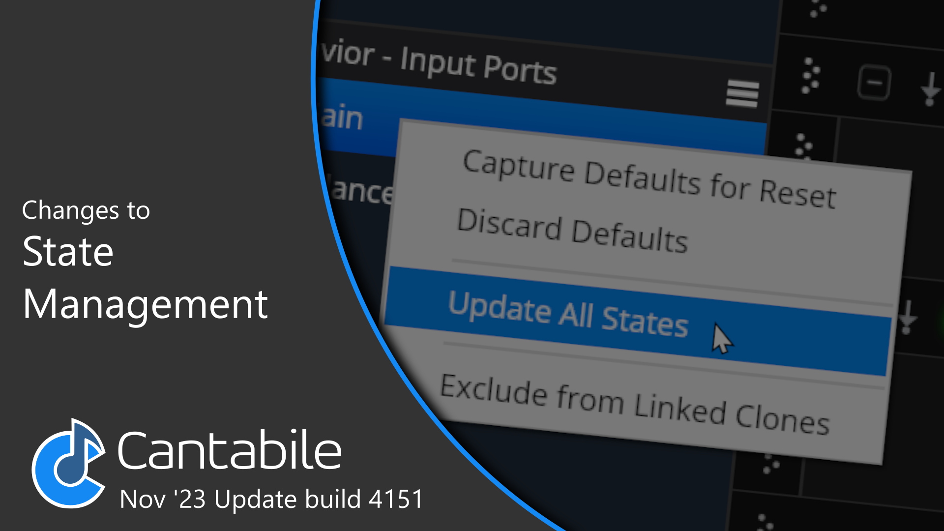 Changes to State Management in build 4151