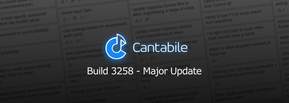 Build 3258 — Major Update