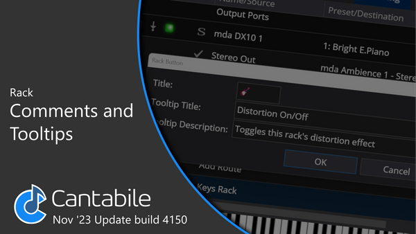 Introducing Rack Comments in Cantabile