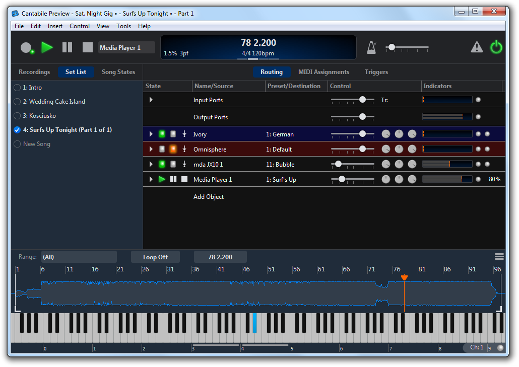 Cantabile ScreenHost