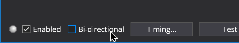 Bi-directional Setting