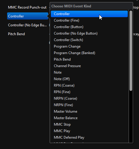 Binding Event Kinds