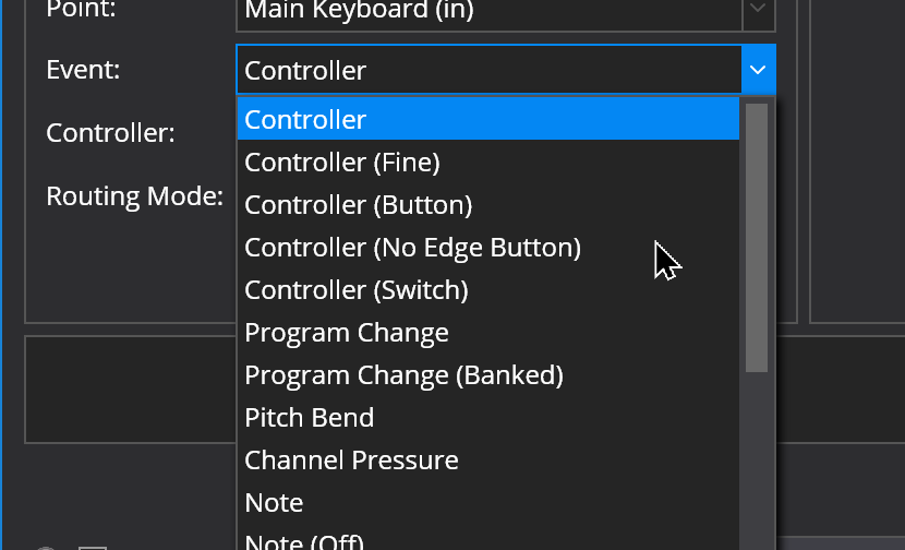 Binding Event Kinds