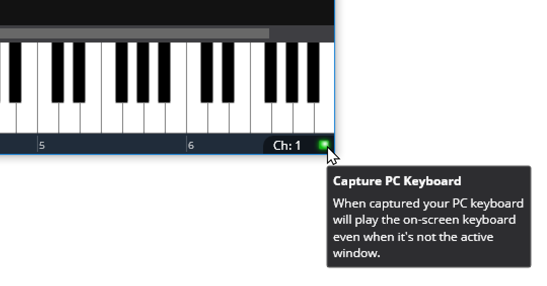 Keyboard Capture Indicator