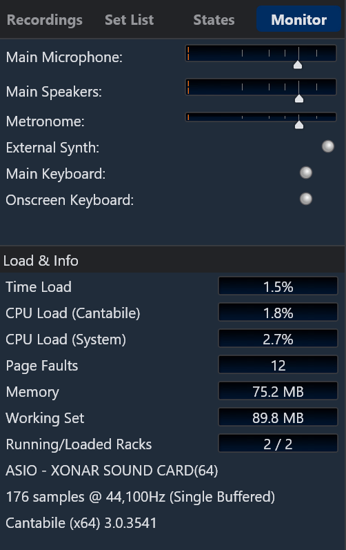 Monitor Panel