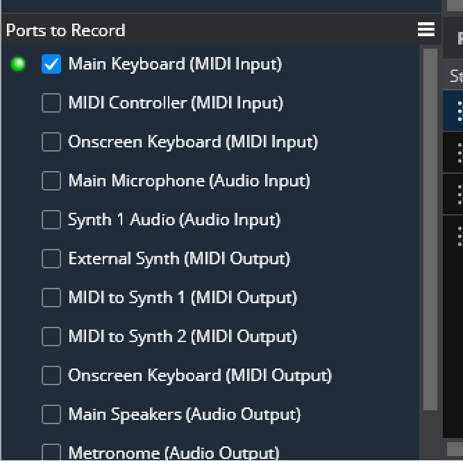 Recorder Ports