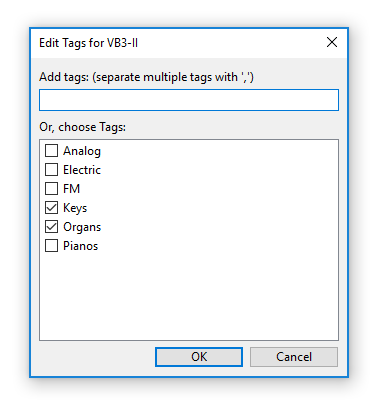 Edit Tags