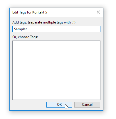 Edit Tags
