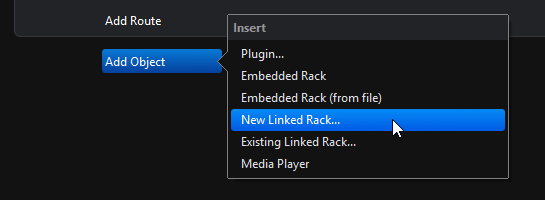 Inserting a Rack