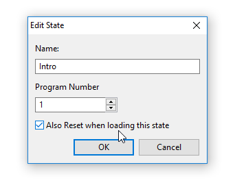 Reset On Load States