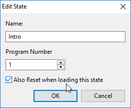 Reset On Load States